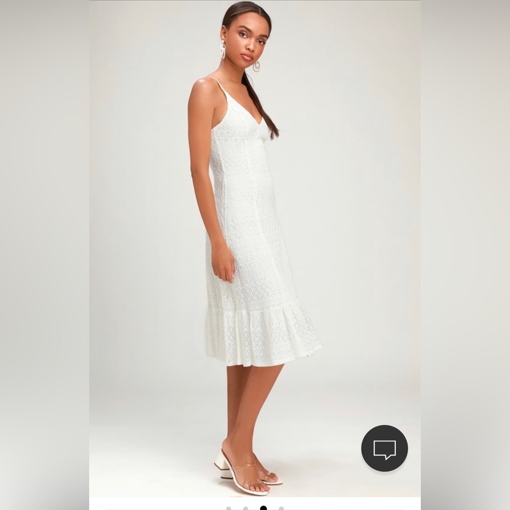 Lulu’s Lace Midi Dress -S